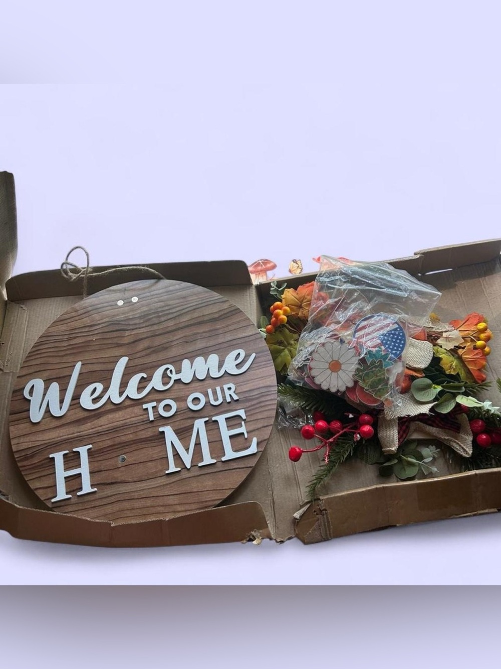 Welcome Sign W/ Magnetic Attachments